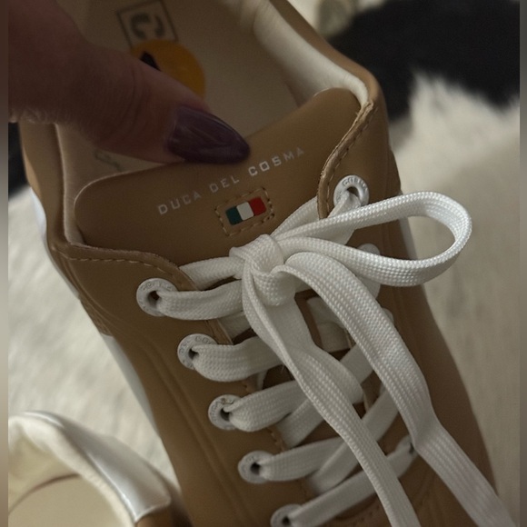 DUCA DEL COSMA Queenscup Women's Spikeless Golf Shoes, Sz 7 NEW, Light Brown - Picture 11 of 11